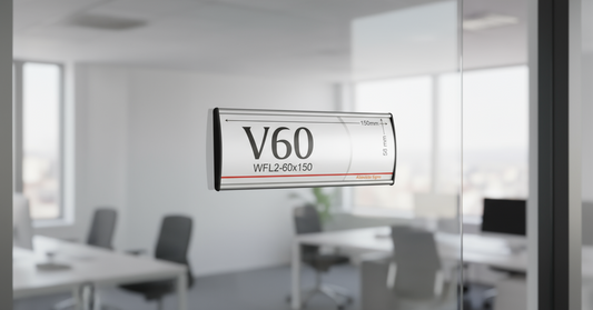 16 Set CC60 x 6" Clear Covers for v60 x 150mm Frames | Altavista Signs