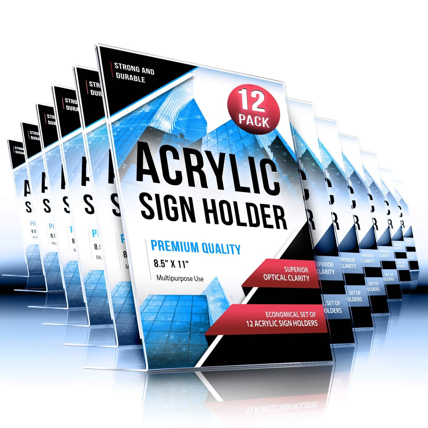 Acrylic Sign Holder 8.5 x 11 inches Multipurpose Transparent Sign - Altavista Signs
