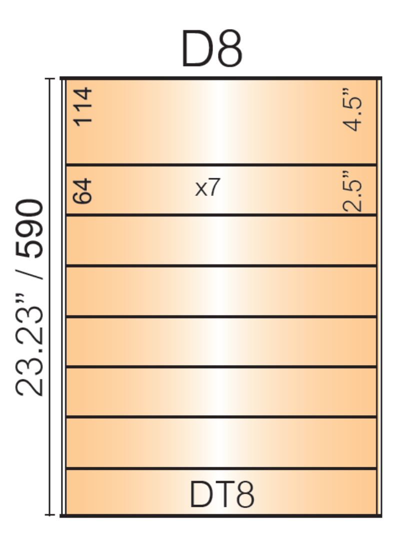 Aluminum Modular Wall Directory Sign-v400-8 Sections, 23.23" x 15.74"