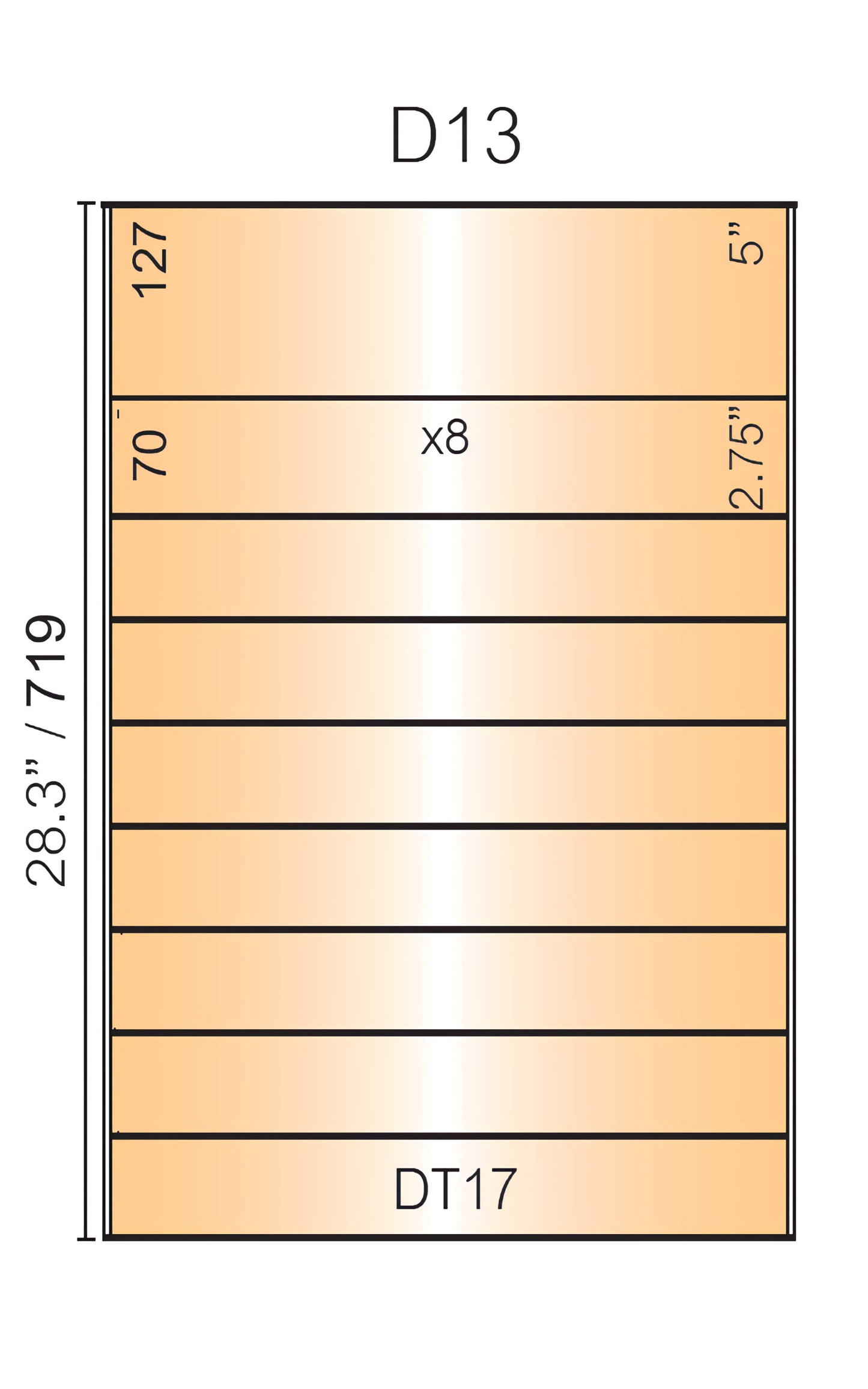 Aluminum Modular Wall Directory Sign D13-v500-9 Sections, 28.30" x 19.68"