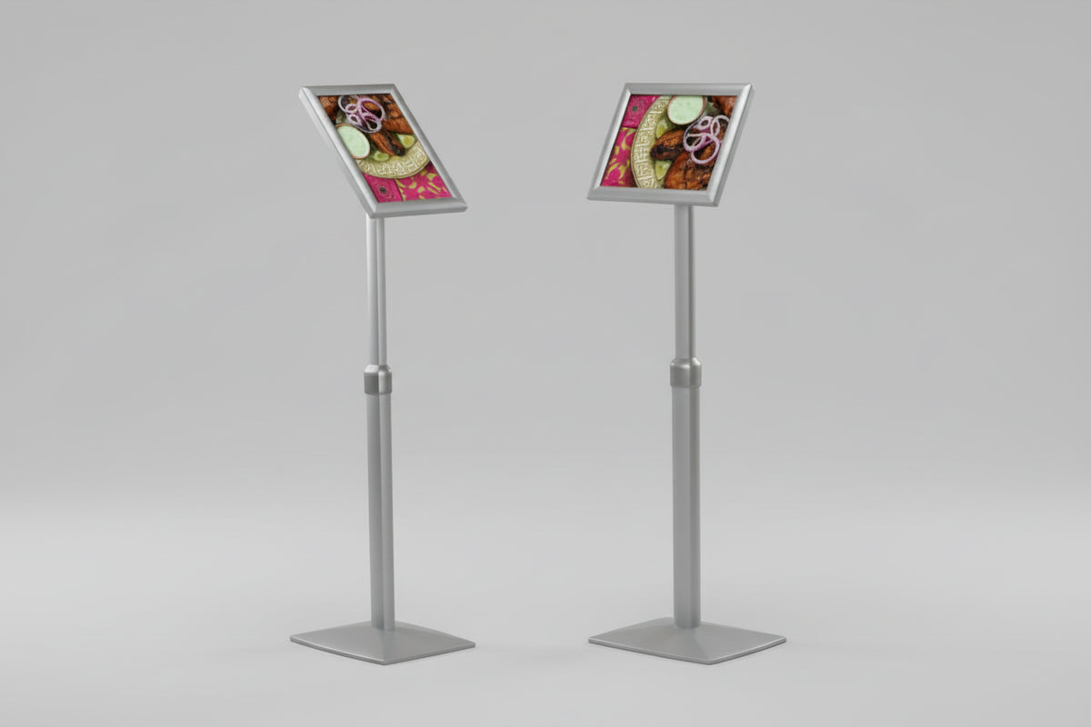 Angle Floor Stand Info Board | Altavista Signs