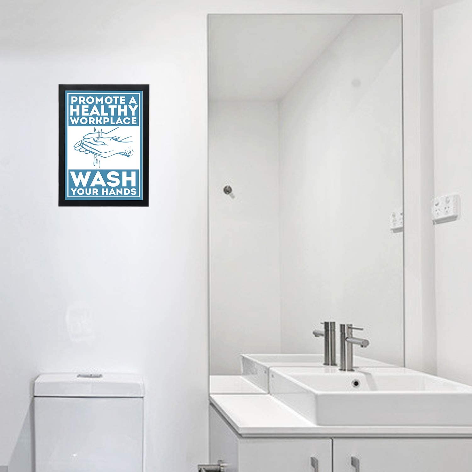 Letter Size 8"x11.5" Self-Adhesive Magnetic Display Frame Double Sided - Altavista Signs