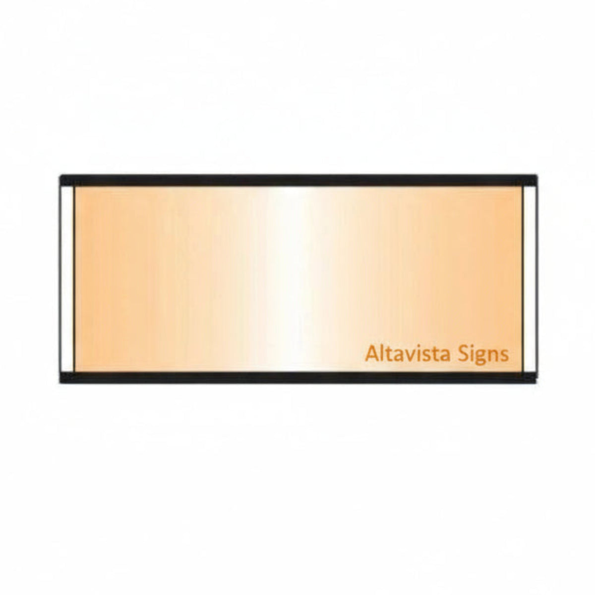 Wall Frame Portrait V-Letter x 3". Set of 4 - Altavista Signs