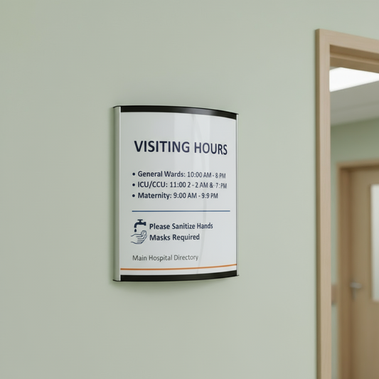 Letter Size Sign Frame - Accessories Set - Altavista Signs