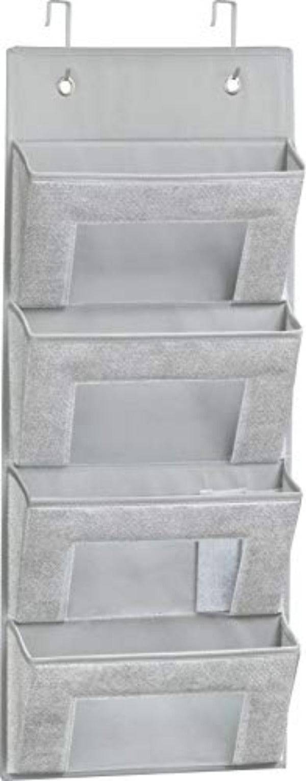 Over Door 4 Clear Window Pocket File Organizer - Altavista Signs