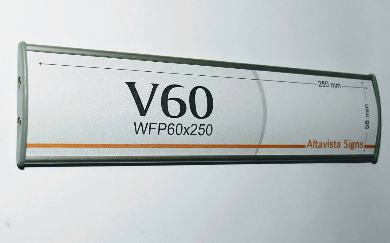 WFP60 x 250 mm Wall/Door Frame. Set of 2. - Altavista Signs