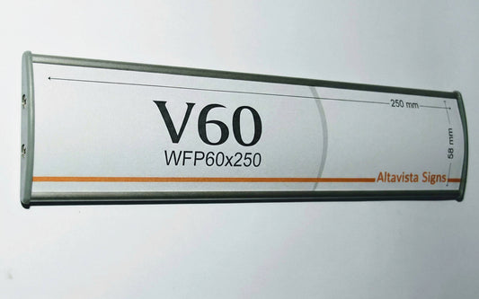 WFP60 x 250 mm Wall/Door Frame. Set of 2. - Altavista Signs