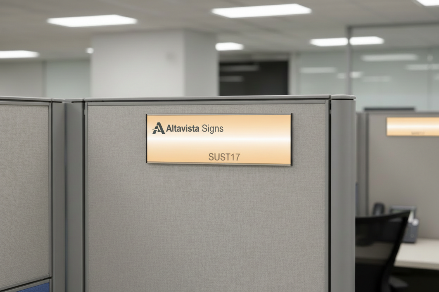 Set of 6. CC200 x 2 - 7.8" wide x 2" tall for the V200 frame - Altavista Signs