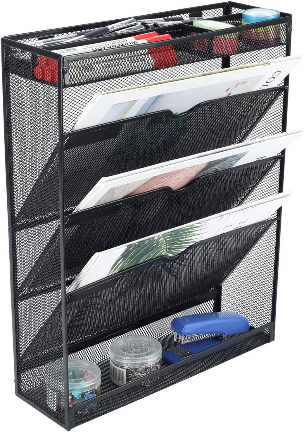 6 Tier Wall Mount Document Letter Tray Organizer - Altavista Signs
