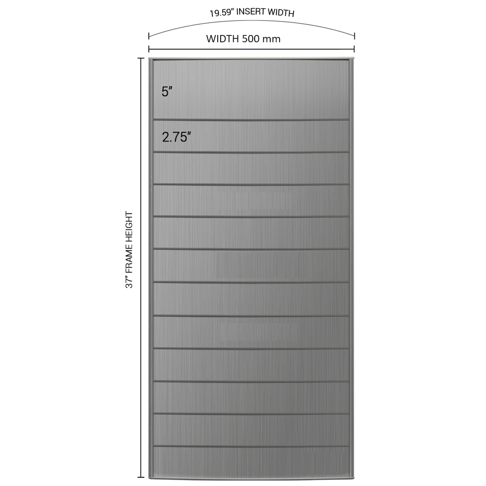 Aluminum Modular Wall Directory Sign with 12 Sections - 37.0" H x 20.0" W - Altavista Signs