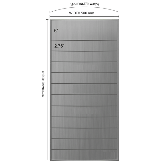 Aluminum Modular Wall Directory Sign with 12 Sections - 37.0" H x 20.0" W - Altavista Signs