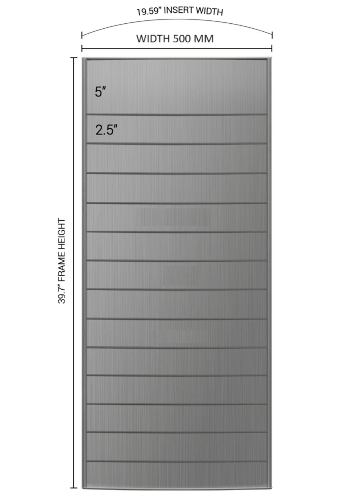 Aluminum Modular Wall Directory Sign with 14 Sections - 39.8" H x 20.0" W - Altavista Signs