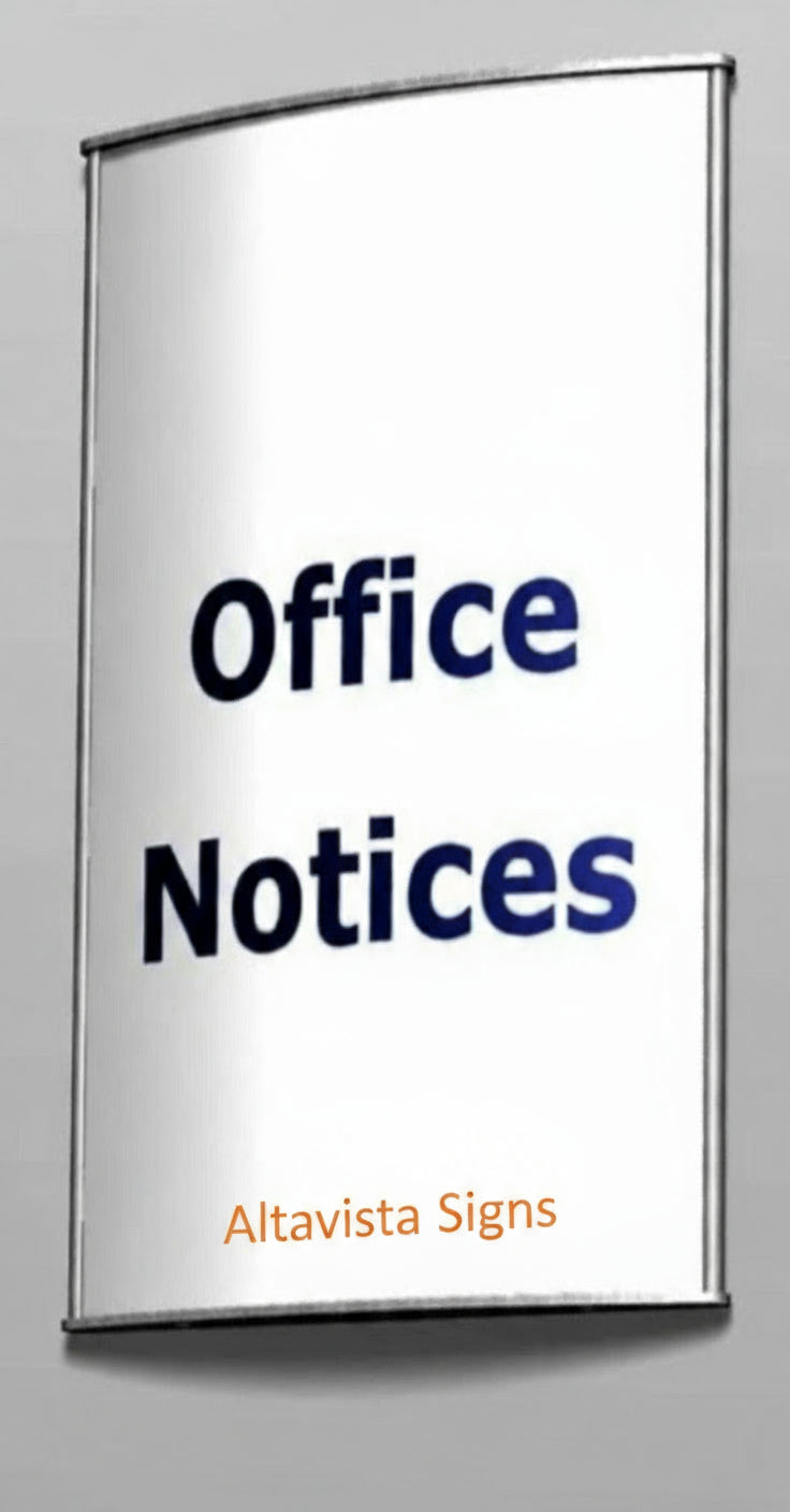 Set of 40. Wall Frames Portrait V60mm x 210mm - Altavista Signs