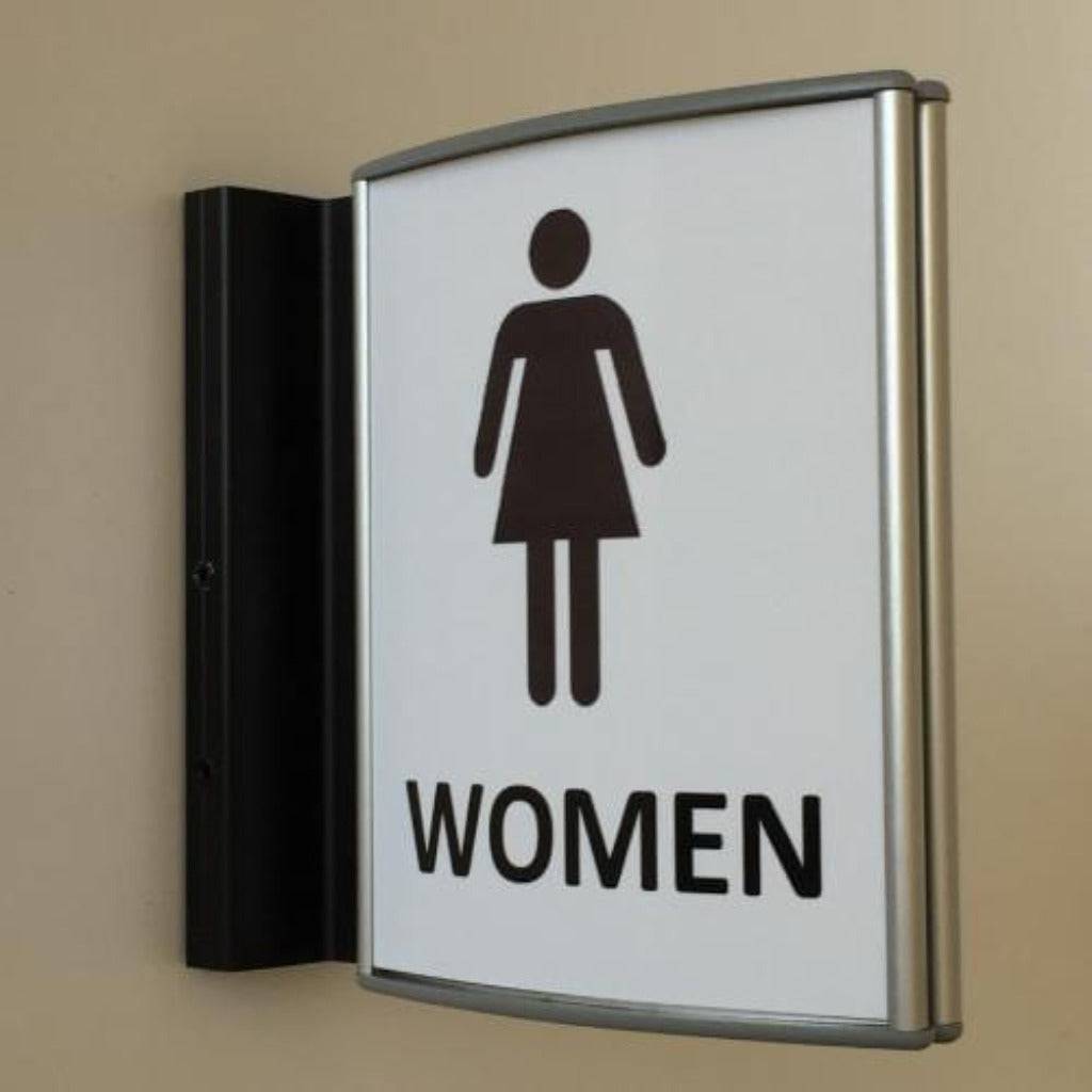Office Hallway Flag Sign - 8.00" H x 8.00" W. Set of 2 - Altavista Signs