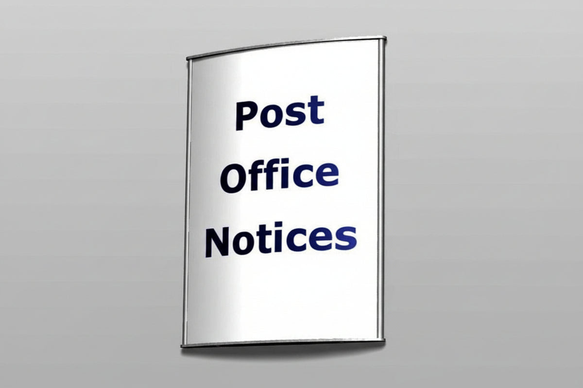 Office Sign Holder for Wall or Door Mount - A5 Size H 210 mm x W 150 mm. Set of 3 - Altavista Signs