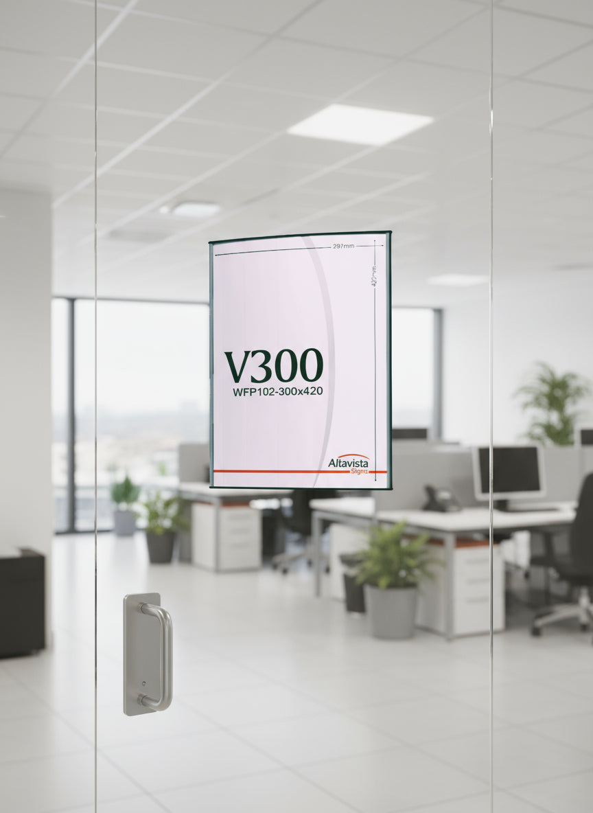Office Sign Holder for Wall or Door Mount - A3 16.5" H x11.7" W,  Set of 2 - Altavista Signs