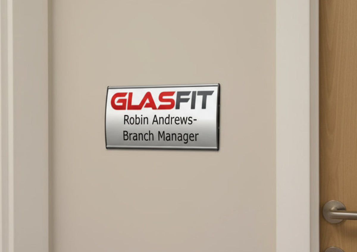 Office Sign Holder for Wall or Door Mount - Portrait A3 size 16.5" W x11.7" H - Altavista Signs