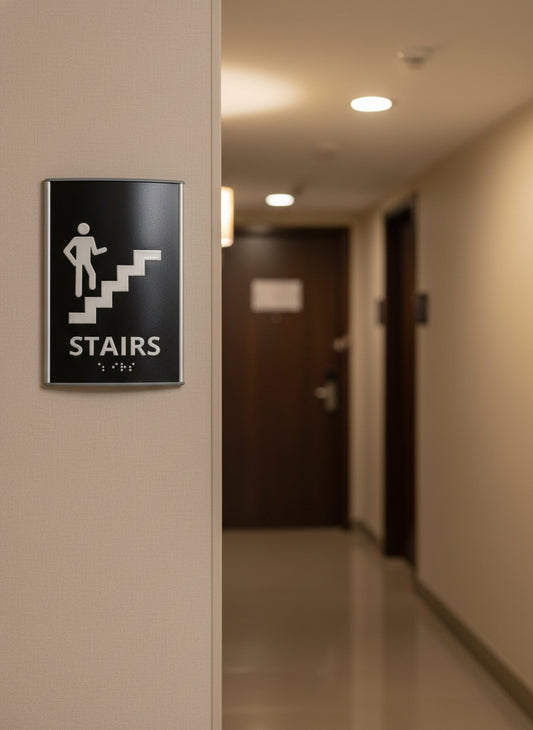 A5 office sign holder wall mount