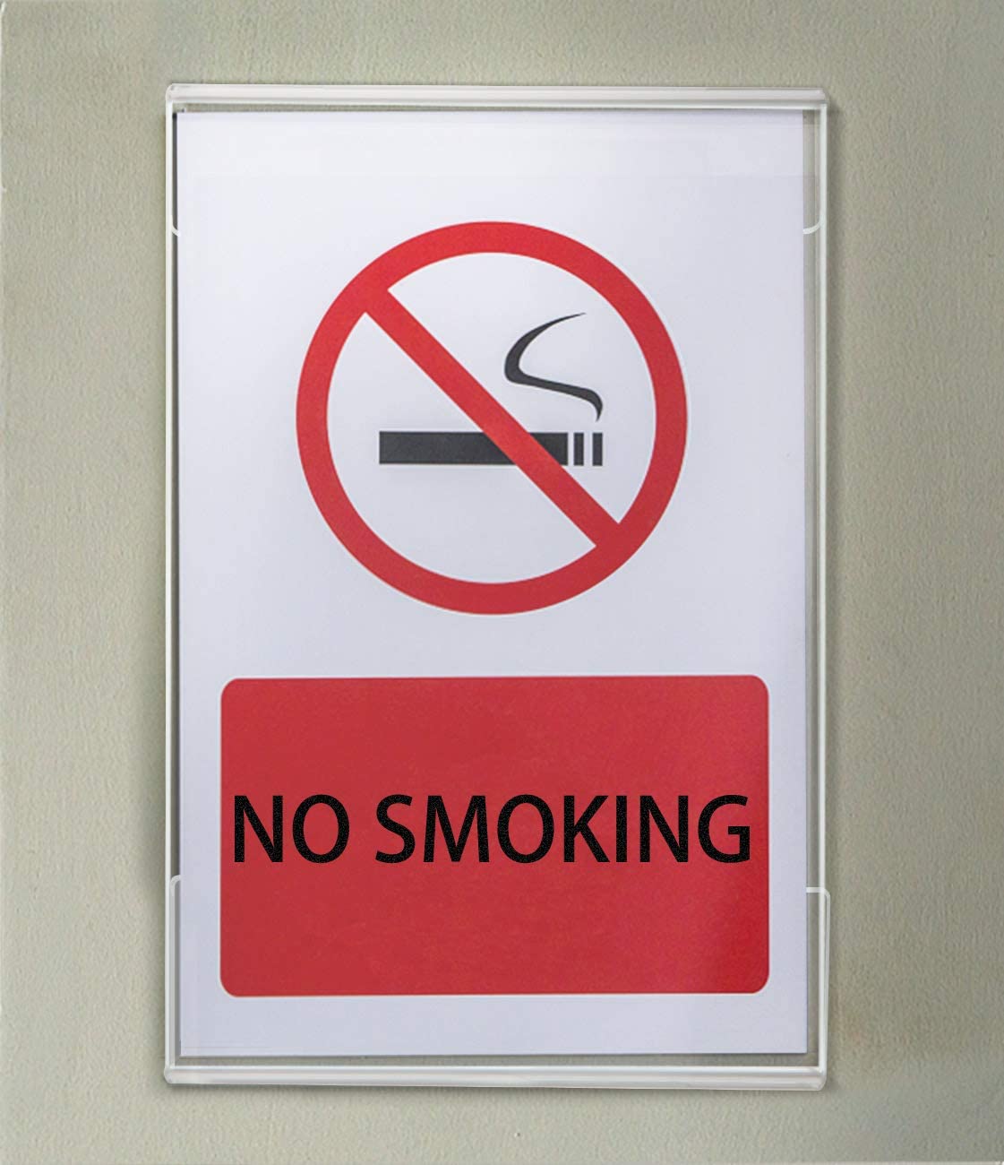 4 x 6 inch Wall Mount Clear Acrylic Sign Holder. Set of 6 - Altavista Signs
