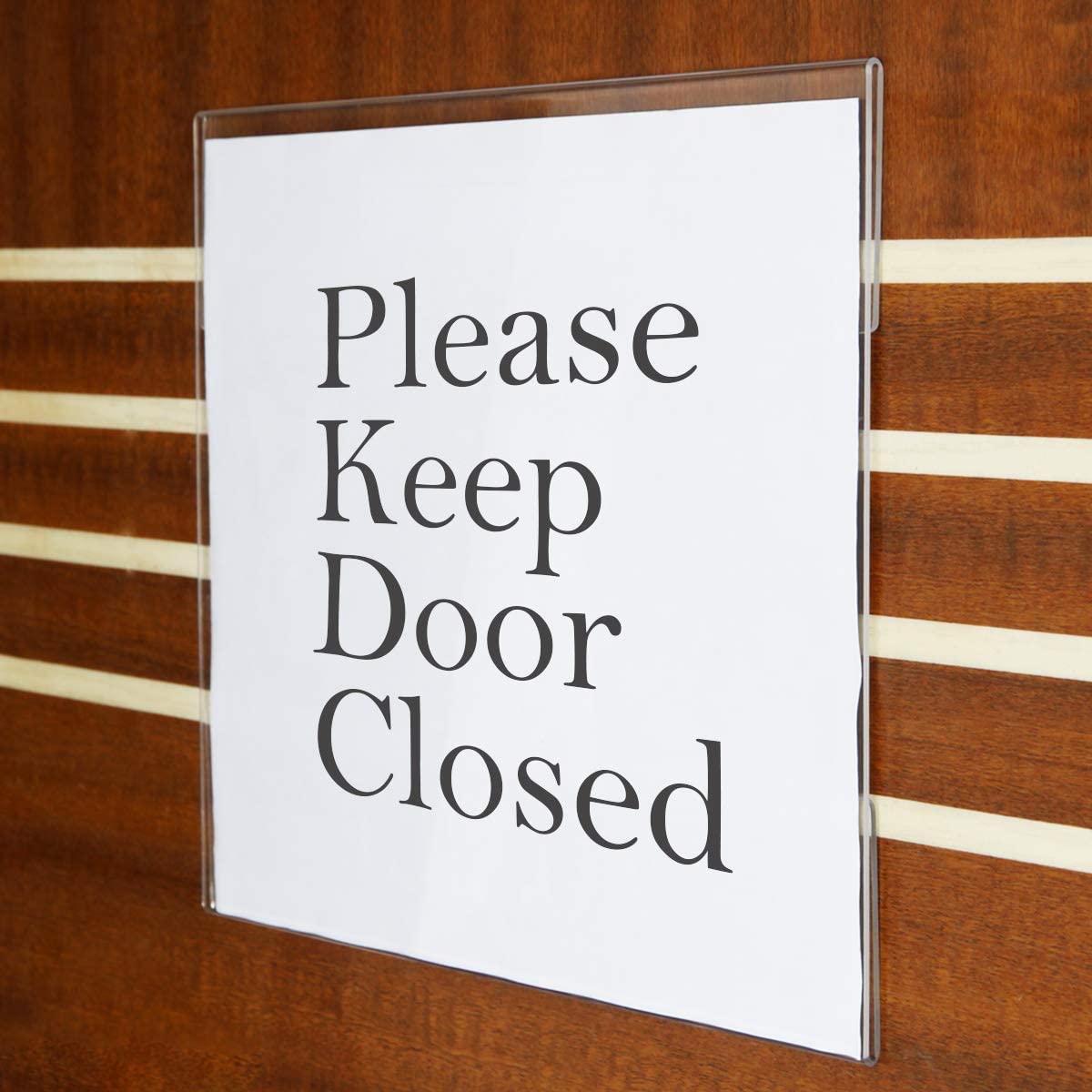 Clear Acrylic Sign Holder 11"x 17" Wall Mount Sign Holder Landscape and Portrait Frames. Set of 3 - Altavista Signs