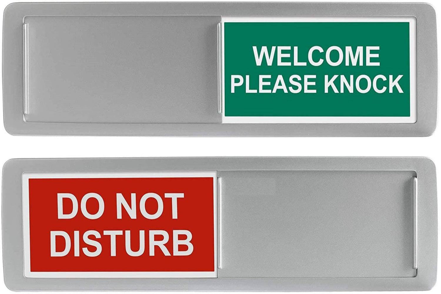 Set of 2. Privacy Sign, Do Not Disturb/Welcome Sign, 7 in x 2 in - Altavista Signs