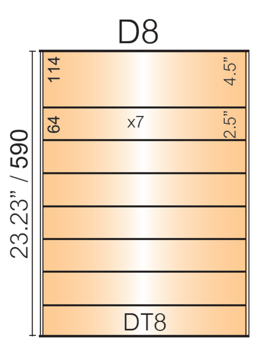 Aluminum Modular Wall Directory Sign-v400-8 Sections, 23.23" x 15.74"