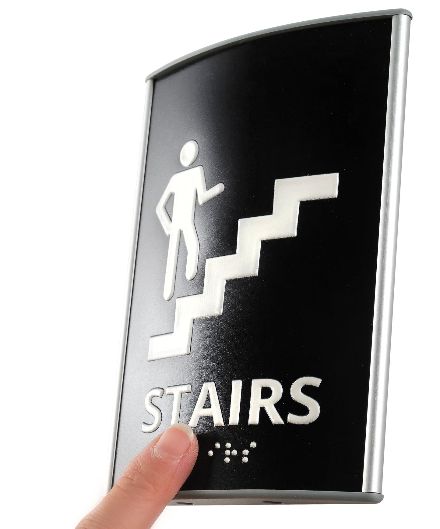 Set of 2 Letter-Sized Office Sign Holders – Wall/Door Mount – 11" H x 8.5" W
