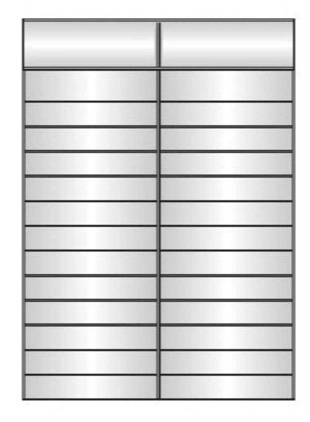 D36U - V200 HEADER with 2 x 18 x 2.5" sections - Altavista Signs