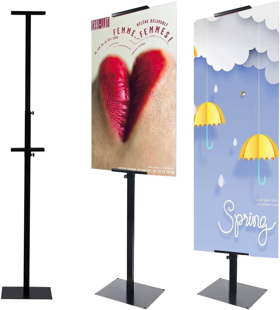 Poster Display with Base for Indoor Outdoor,Double-Sided - Altavista Signs
