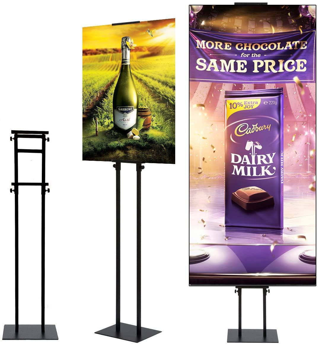 Poster Display with Base for Indoor Outdoor,Double-Sided - Altavista Signs
