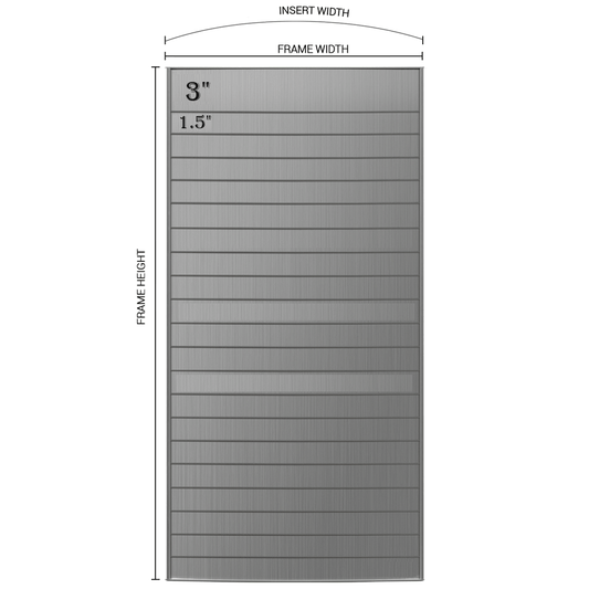 Aluminum Modular Wall Directory Sign with 21 Sections - 36.15" H x 15.74" W - Altavista Signs