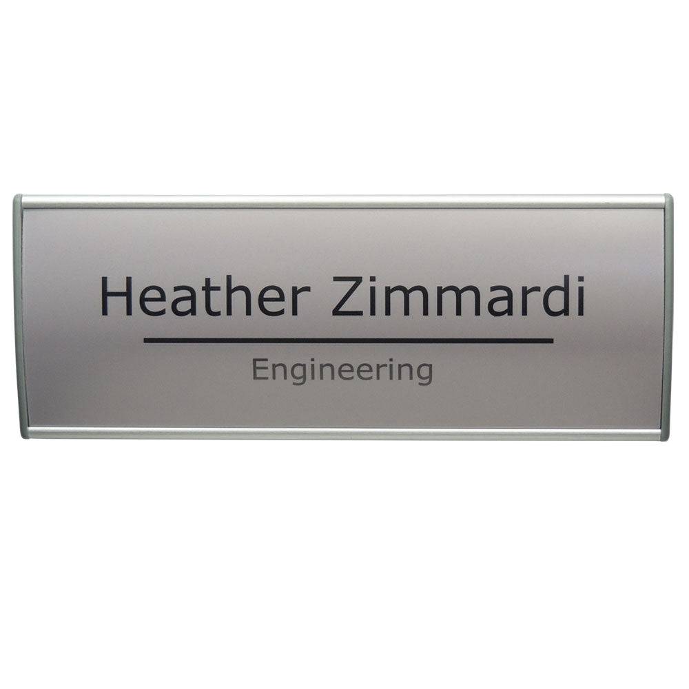 Office Sign Holder for Wall or Door Mount - 6.00" H x 14.00" W. Set of 180 - Altavista Signs