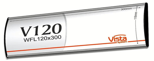 Office Sign Holder for Wall or Door Mount -  H 120 mm x W 300 mm - Altavista Signs