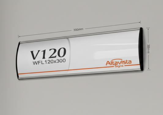 Office Sign Holder for Wall or Door Mount