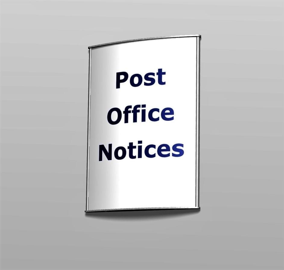 Office Sign Holder Wall or Door Mount -Letter 11.00" H x 8.50" W. SET OF 18 - Altavista Signs