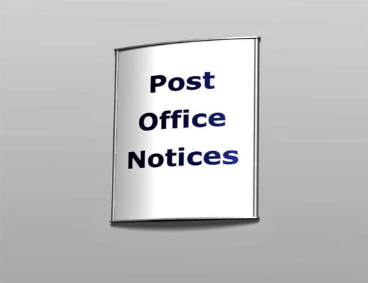 Office Sign Holder for Wall or Door Mount Portrait WFP98U V300 x 300 mm 11.8" H x11.8" W - Altavista Signs