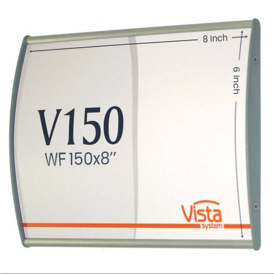 Office Sign Holder for Wall or Door Mount - 6.00" H x 8.00" W - Altavista Signs