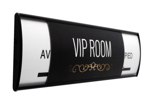 Office Slider Sign Holder for Wall or Door Mount - 60 mm H x 200 mm W. Set of 3 - Altavista Signs