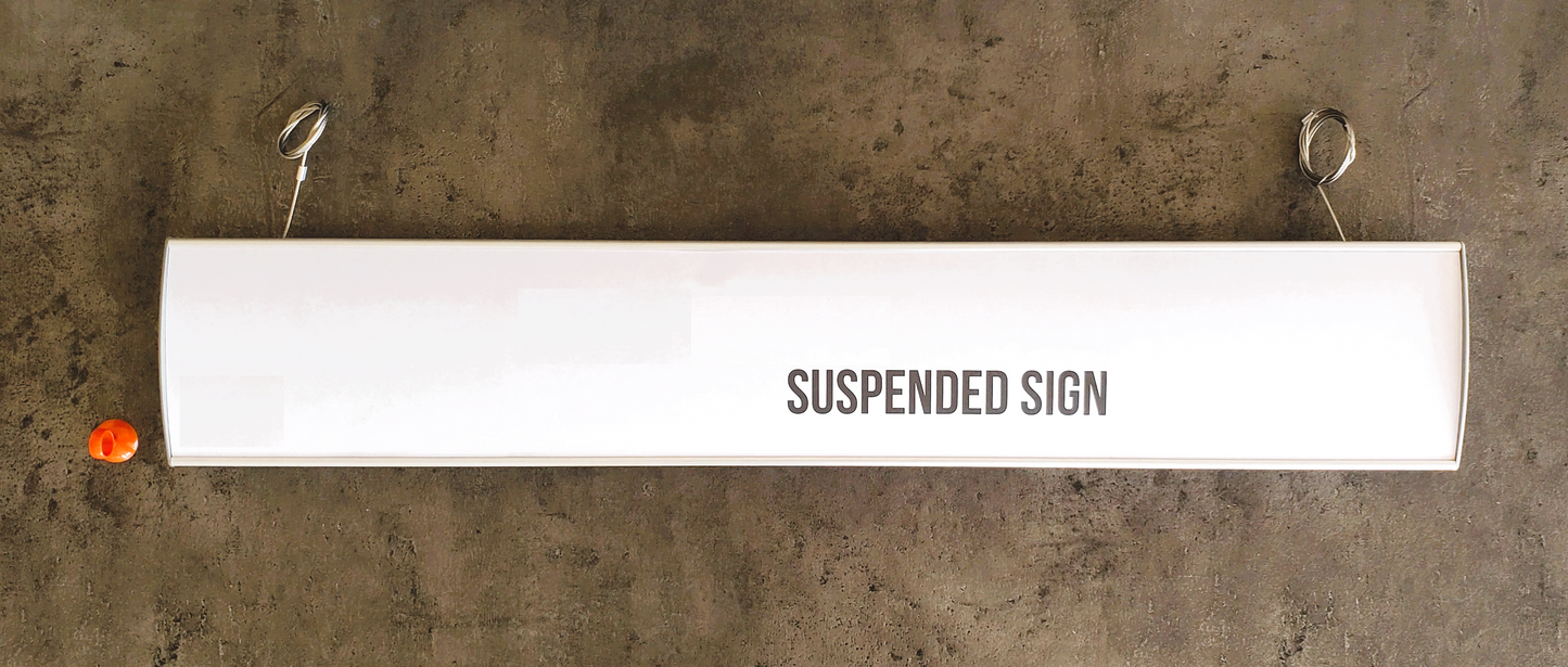 Suspended Sign SUS20U H 5.9" x W 33"
