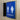 Office Hallway Flag Sign - 8.00" H x 8.00" W. Set of 2 Sign Holder - Flag